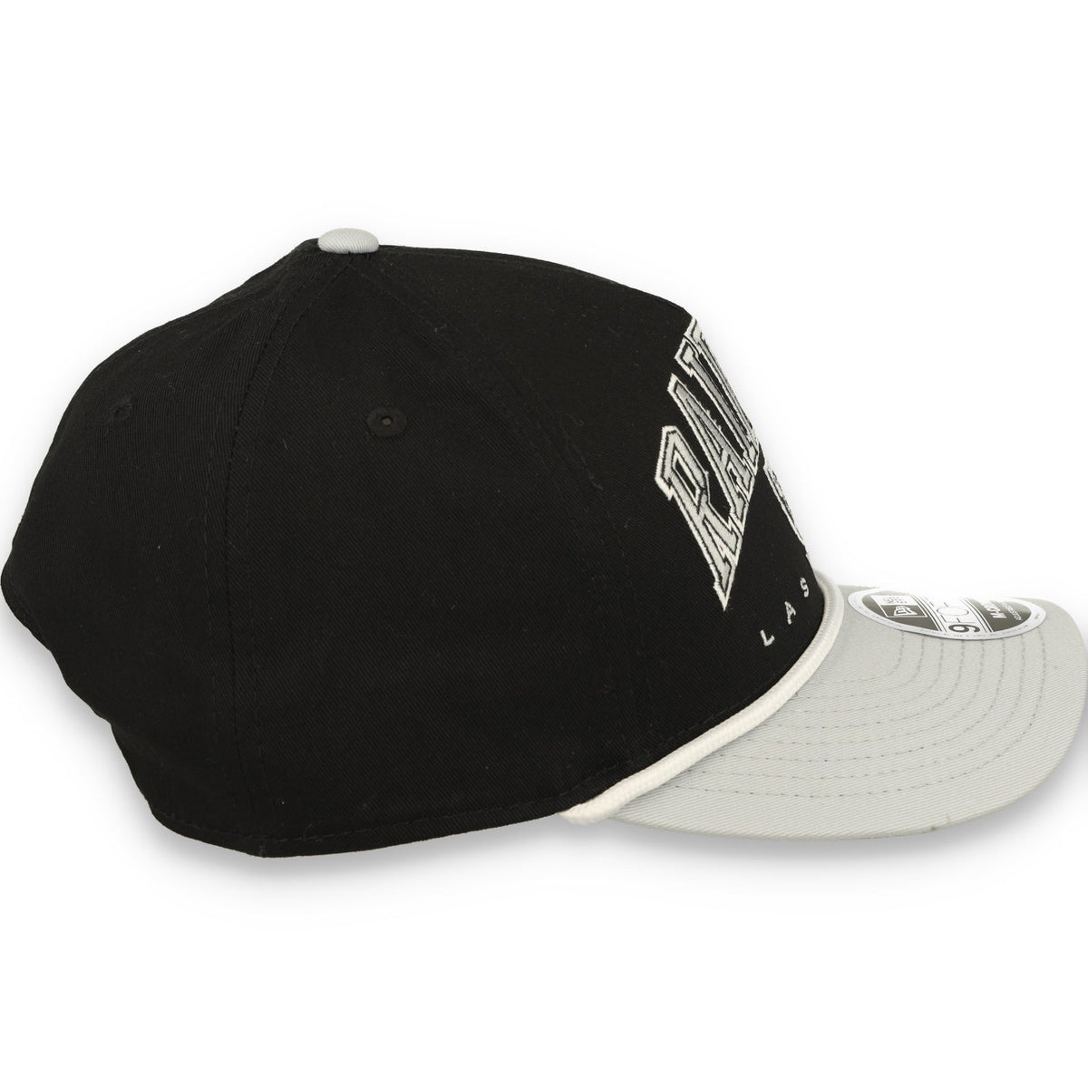 New Era Las Vegas Raiders Arch M-Crown 9FORTY A-Frame Adjustable Hat-Black/Grey product image 5, provided for visual