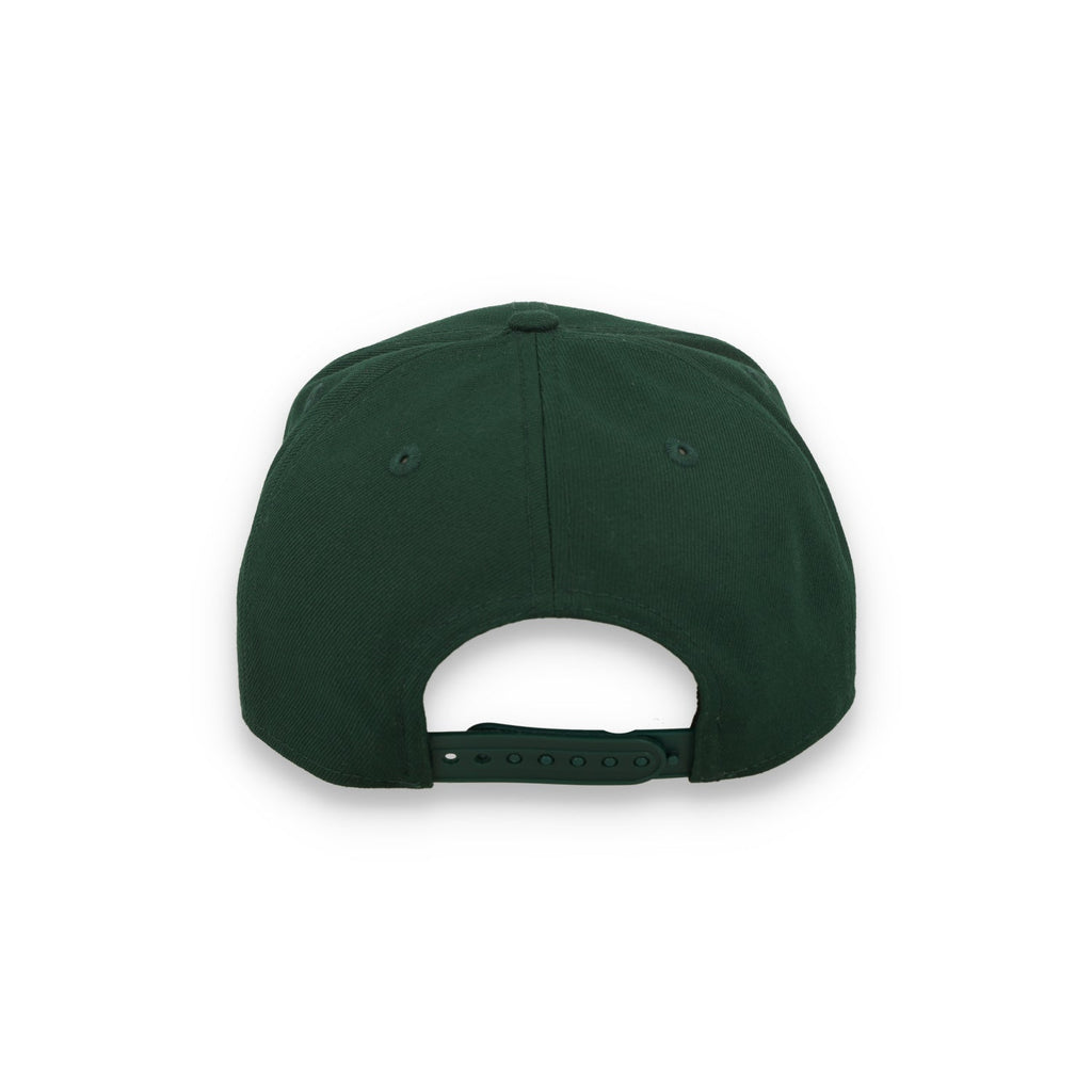 New Era Athletics Stated 9SEVENTY Stretch-Snap Hat - Green product image 4, provided for visual reference and product detail