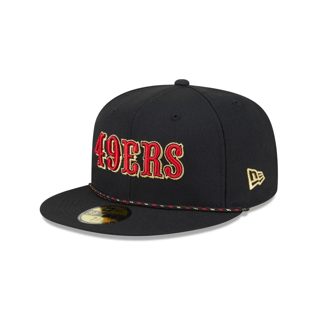 New Era San Francisco 49ers Rivalries 59FIFTY Fitted Hat-Black product image 2, provided for visual reference and product