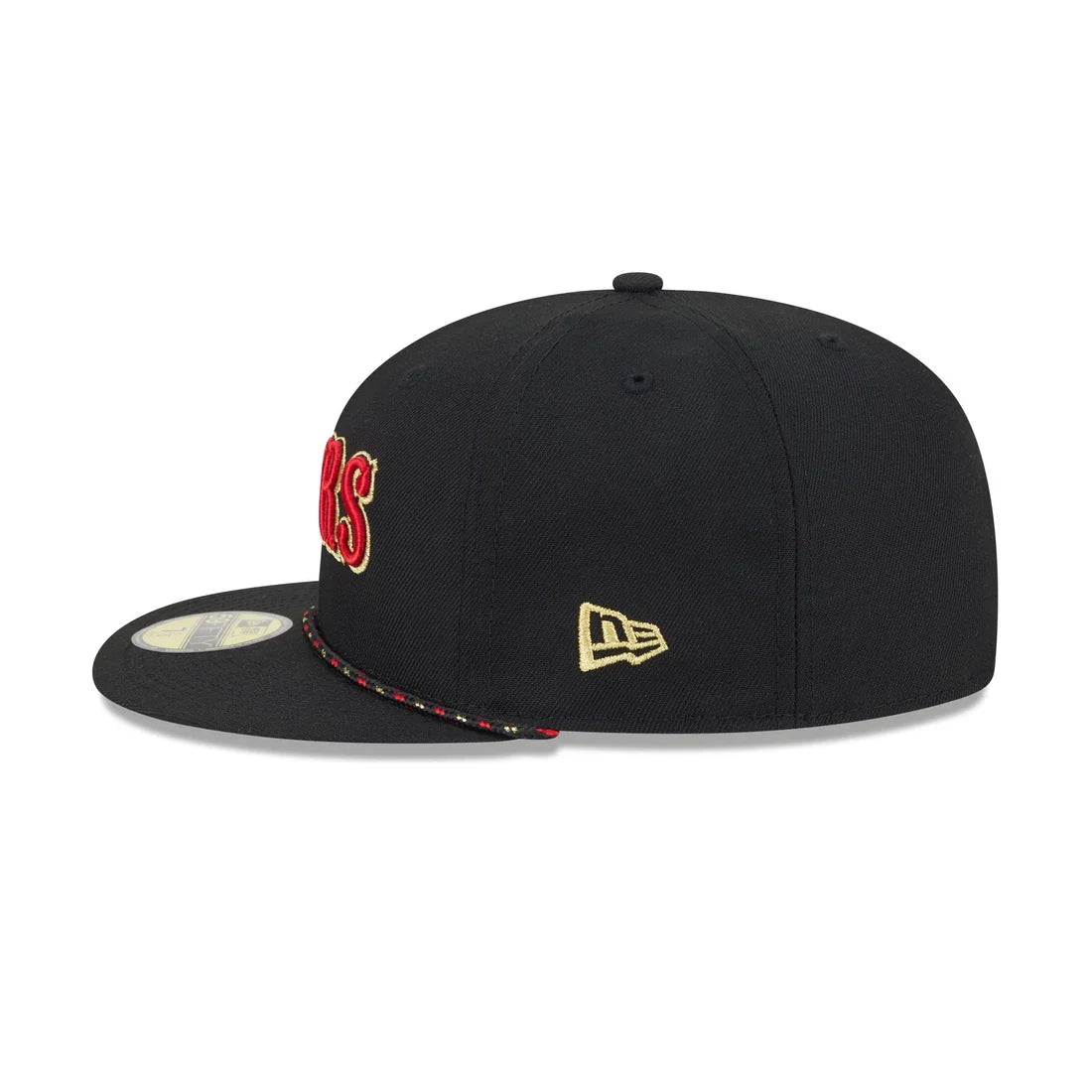 New Era San Francisco 49ers Rivalries 59FIFTY Fitted Hat-Black product image 4, provided for visual reference and product