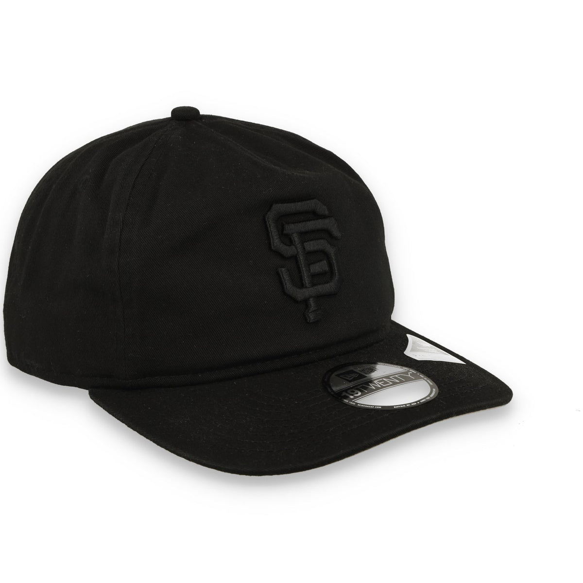 New Era San Francisco Giants 19TWENTY Pre-Curved Adjustable Snapback Hat -Black product image 1, provided for visual
