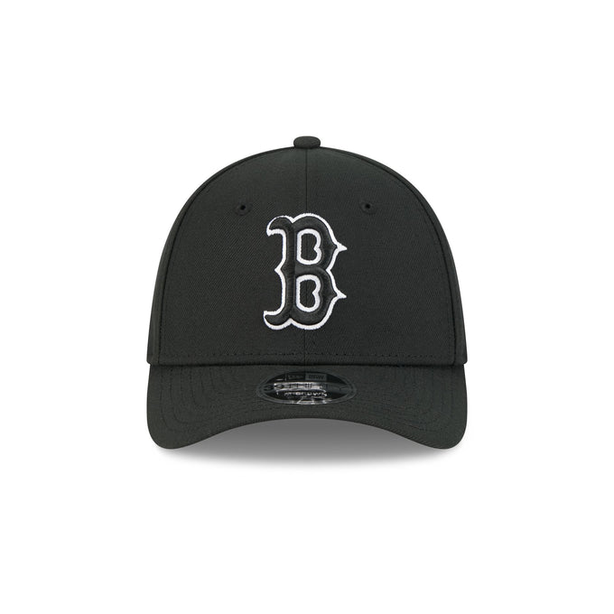 New Era Boston Red Sox 39THIRTY M-Crown A-Frame Stretch Fit Hat-Black/White product image 3, provided for visual reference