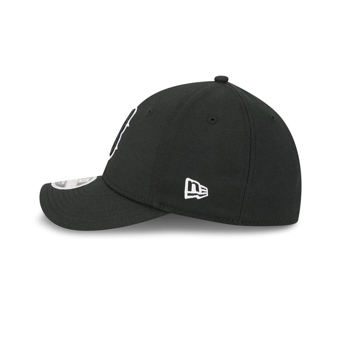 New Era Boston Red Sox 39THIRTY M-Crown A-Frame Stretch Fit Hat-Black/White product image 5, provided for visual reference