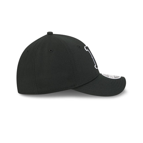New Era Boston Red Sox 39THIRTY M-Crown A-Frame Stretch Fit Hat-Black/White product image 4, provided for visual reference