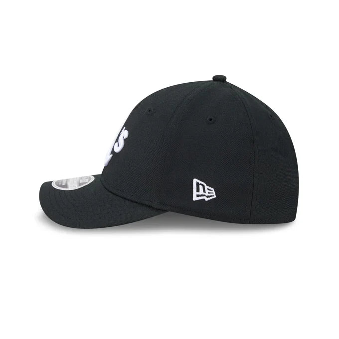 New Era Athletics 39THIRTY M-Crown A-Frame Stretch Fit Hat-Black/White product image 4, provided for visual reference and