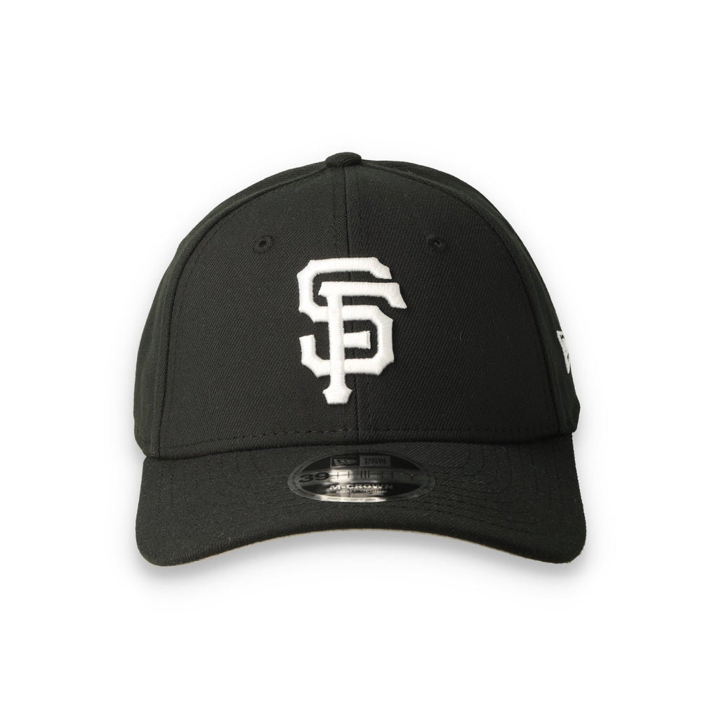 New Era San Francisco Giants 39THIRTY M-Crown A-Frame Stretch Fit Hat-Black/White product image 1, provided for visual