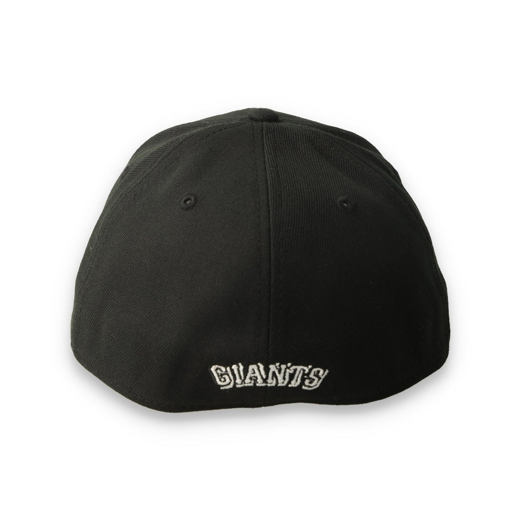 New Era San Francisco Giants 39THIRTY M-Crown A-Frame Stretch Fit Hat-Black/White product image 4, provided for visual