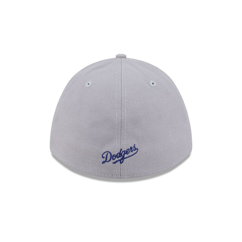 New Era Los Angeles Dodgers 39THIRTY M-Crown Stretch Fit Hat-Gray product image 5, provided for visual reference and product