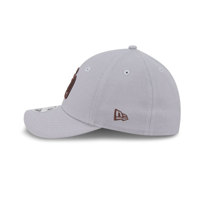 New Era San Diego Padres 39THIRTY M-Crown Stretch Fit Hat-Gray product image 4, provided for visual reference and product