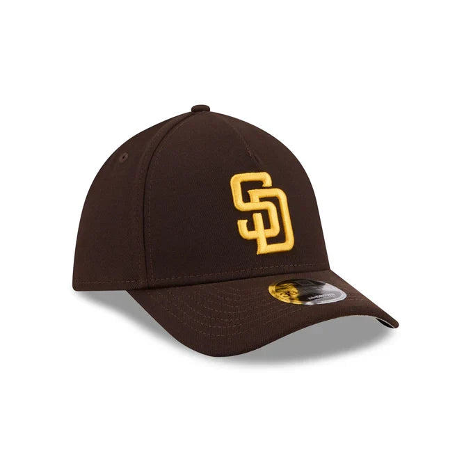 New Era San Diego Padres Poly 39THIRTY M-Crown A-Frame Stretch Fit Hat product image 1, provided for visual reference and