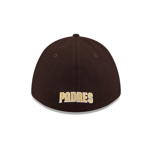 New Era San Diego Padres Poly 39THIRTY M-Crown A-Frame Stretch Fit Hat product image 7, provided for visual reference and