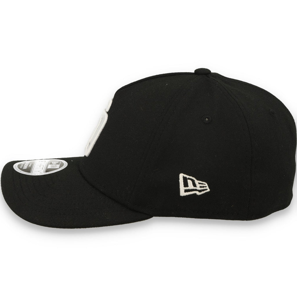 New Era San Diego Padres 39THIRTY M-Crown A-Frame Stretch Fit Hat-Black/White product image 3, provided for visual reference