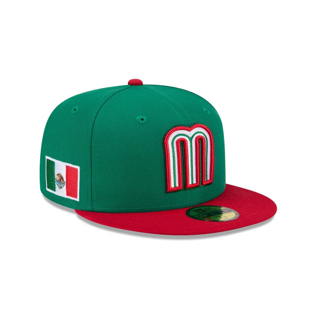 New Era Youth Mexico 2026 World Baseball Classic 59FIFTY Fitted Hat product image 1, provided for visual reference and