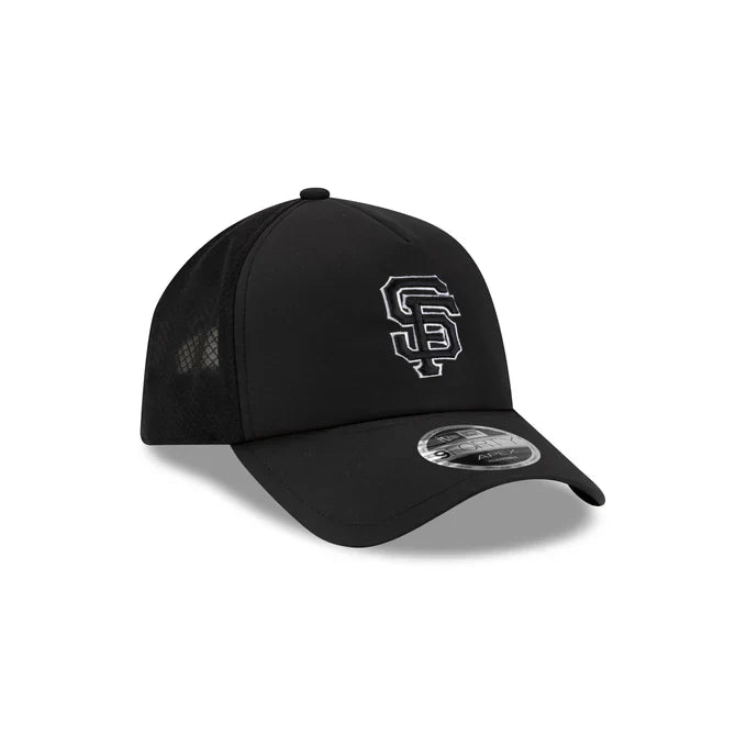 New Era San Francisco Giants 2026 Batting Practice 9FORTY APEX Trucker Snapback Hat product image 1, provided for visual