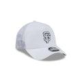 New Era San Francisco Giants 2026 Batting Practice White 9FORTY APEX Trucker Snapback Hat product image 1, provided for