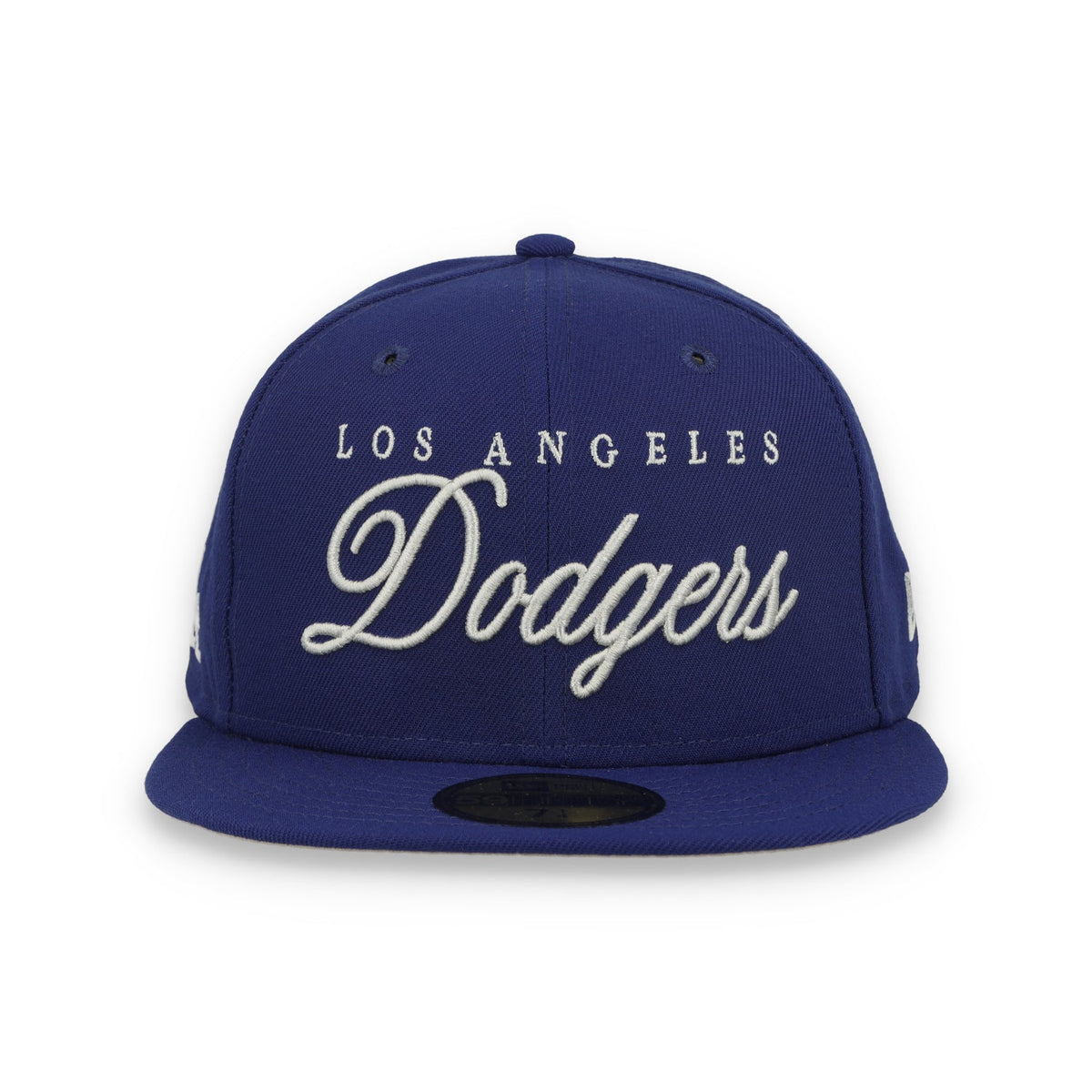 New Era Los Angeles Dodgers Team Color Scripted 59FIFTY Fitted Hat product image 3, provided for visual reference and