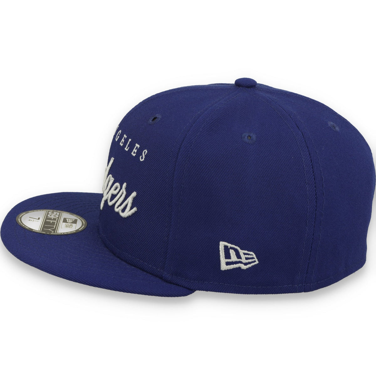 New Era Los Angeles Dodgers Team Color Scripted 59FIFTY Fitted Hat product image 4, provided for visual reference and