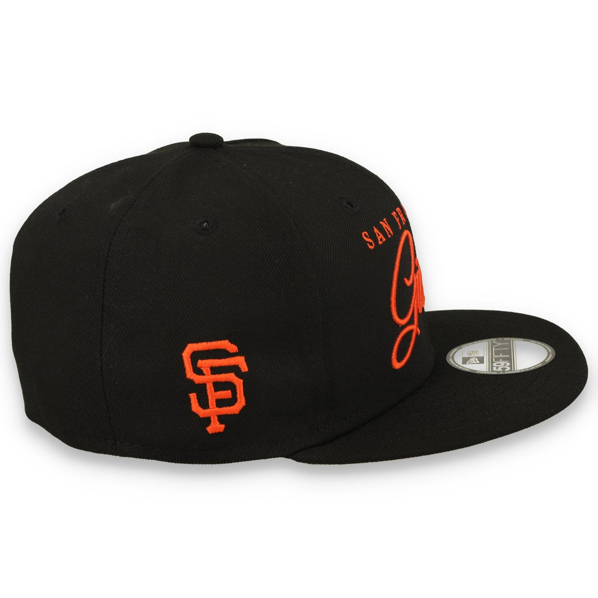 New Era San Francisco Giants Team Color Scripted 59FIFTY Fitted Hat product image 4, provided for visual reference and