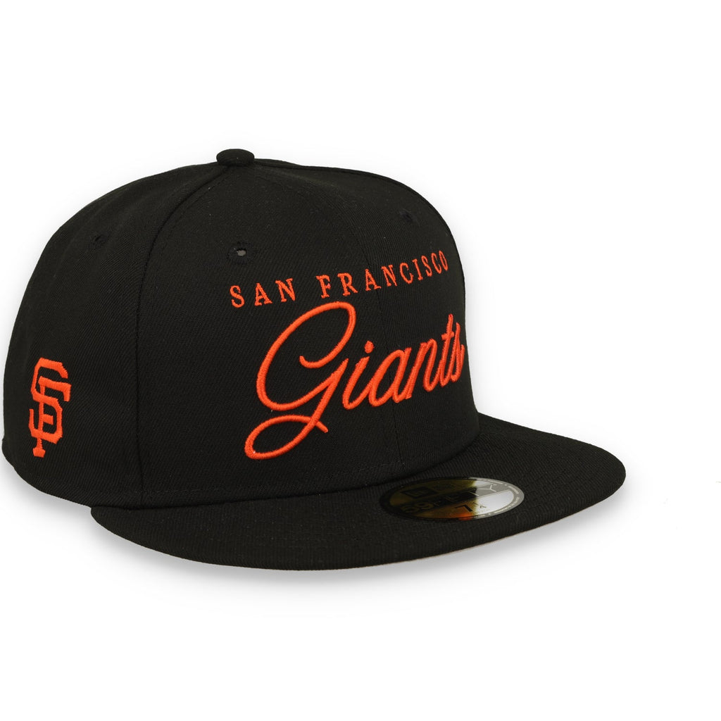New Era San Francisco Giants Team Color Scripted 59FIFTY Fitted Hat product image 1, provided for visual reference and