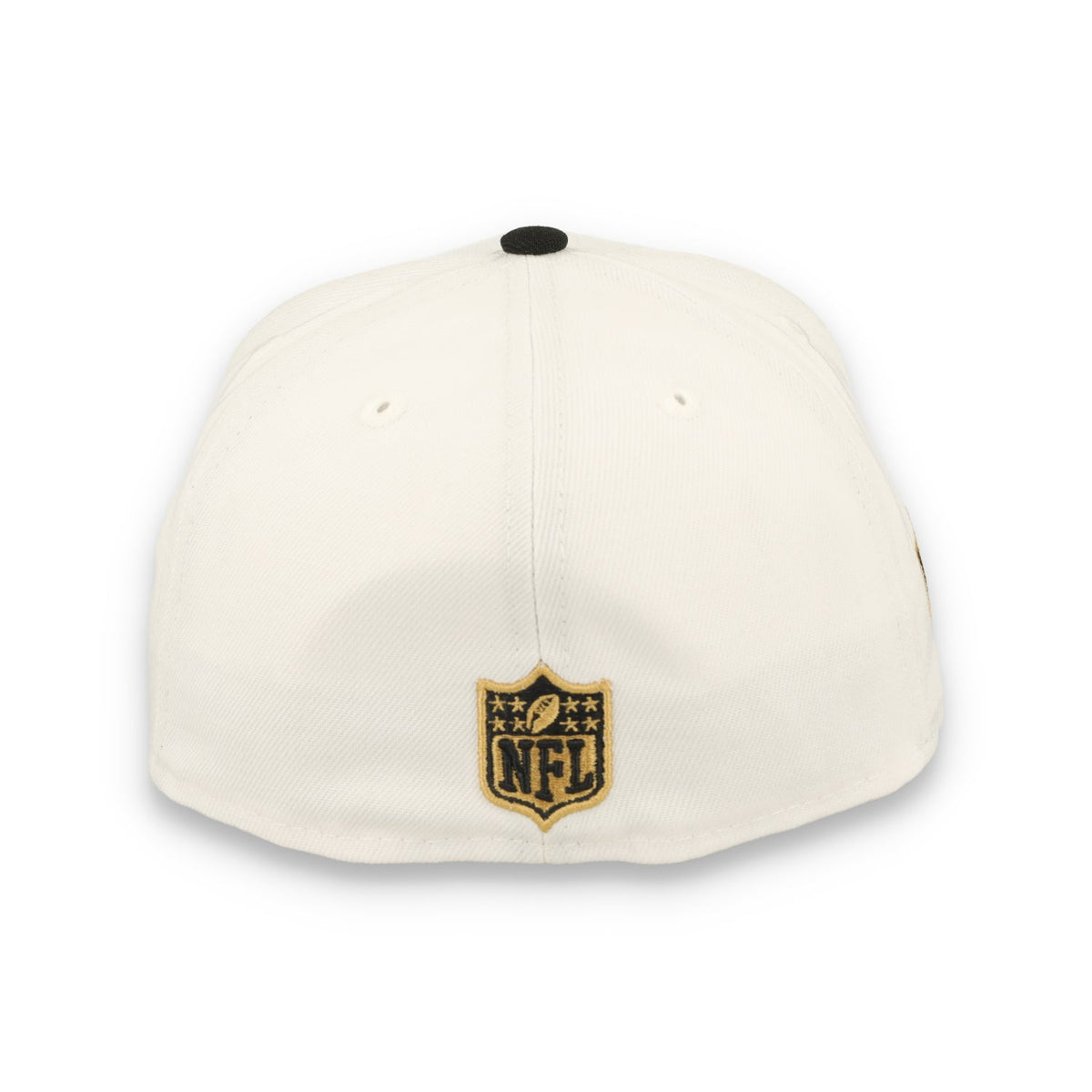 New Era Las Vegas Raiders Scripted 59FIFTY Fitted Hat-White/Black product image 6, provided for visual reference and product