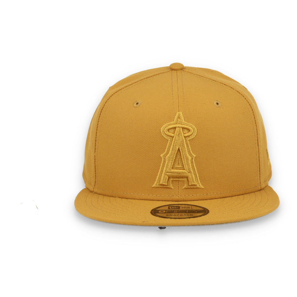 New Era Los Angeles Angels 9FIFTY Snapback Hat - Khaki product image 3, provided for visual reference and product detail
