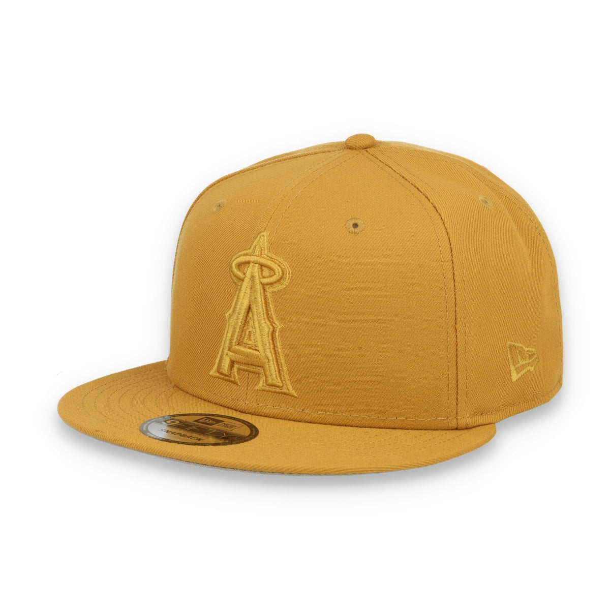 New Era Los Angeles Angels 9FIFTY Snapback Hat - Khaki product image 2, provided for visual reference and product detail