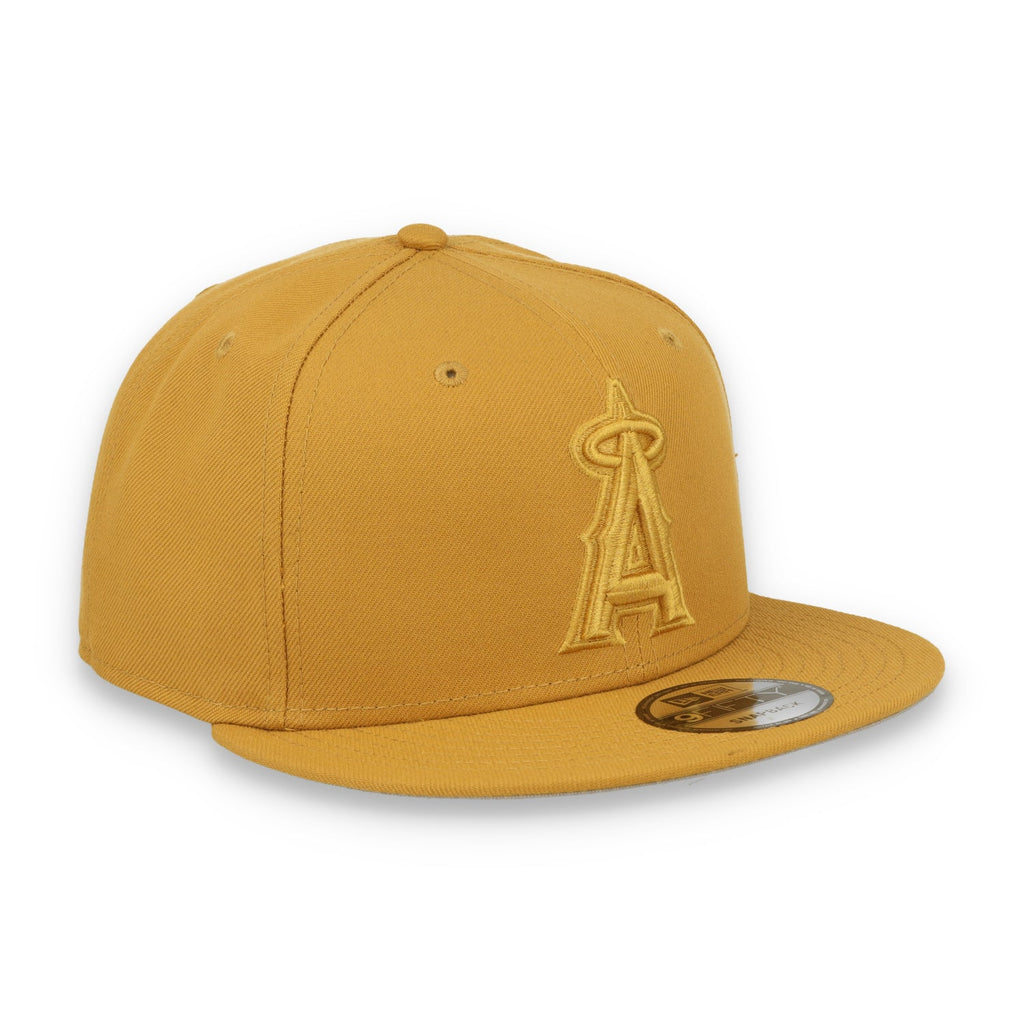 New Era Los Angeles Angels 9FIFTY Snapback Hat - Khaki product image 1, provided for visual reference and product detail