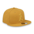 New Era Los Angeles Angels 9FIFTY Snapback Hat - Khaki product image 1, provided for visual reference and product detail
