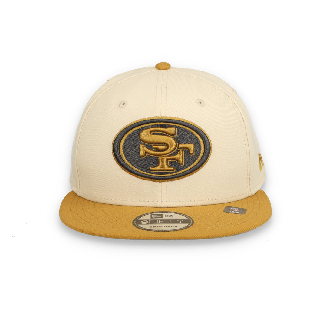 New Era San Francisco 49ers 2-Tone Color Pack 9FIFTY Snapback Hat -Tan/Bronze product image 3, provided for visual reference