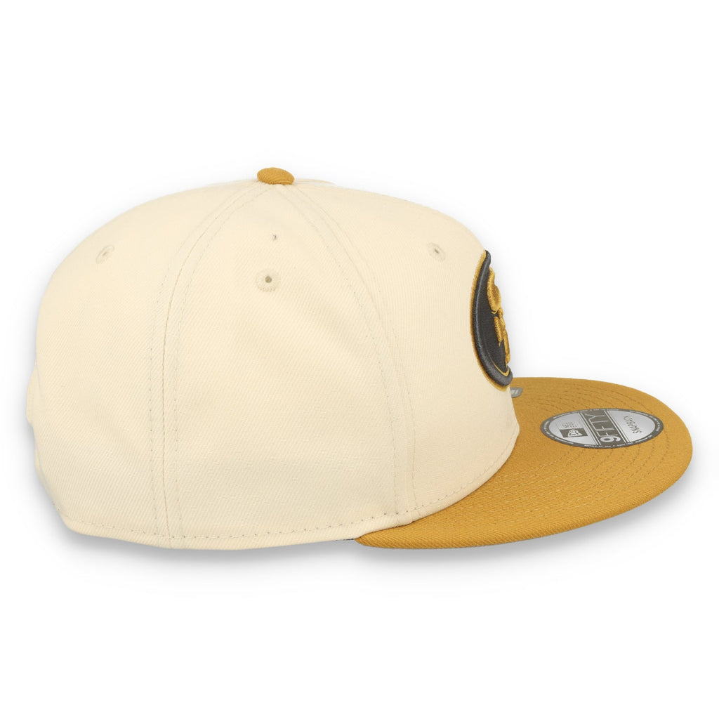 New Era San Francisco 49ers 2-Tone Color Pack 9FIFTY Snapback Hat -Tan/Bronze product image 5, provided for visual reference