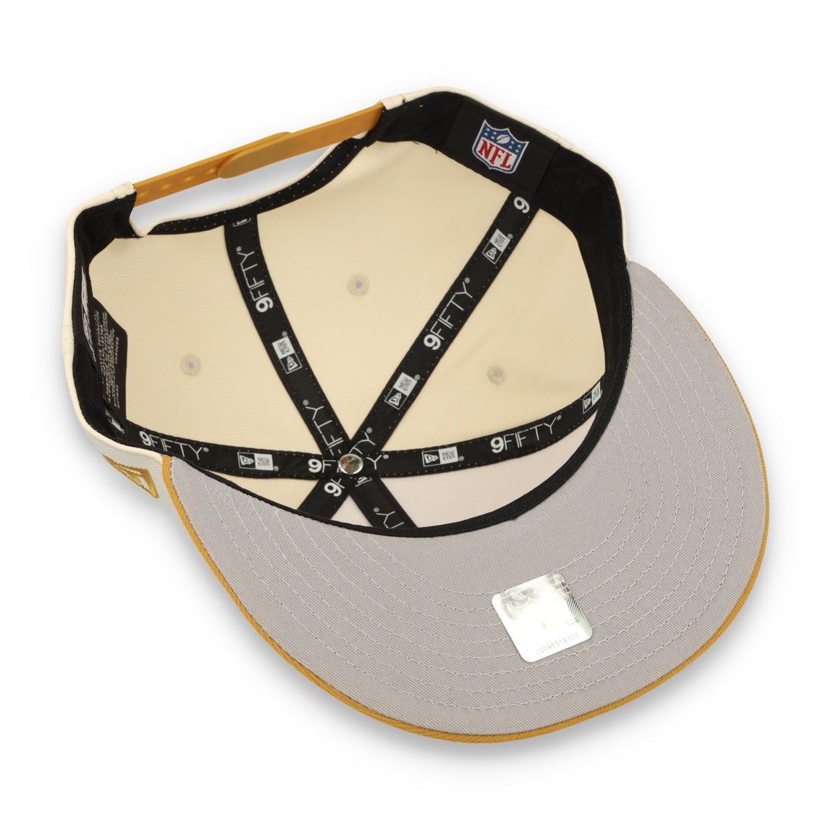New Era San Francisco 49ers 2-Tone Color Pack 9FIFTY Snapback Hat -Tan/Bronze product image 7, provided for visual reference