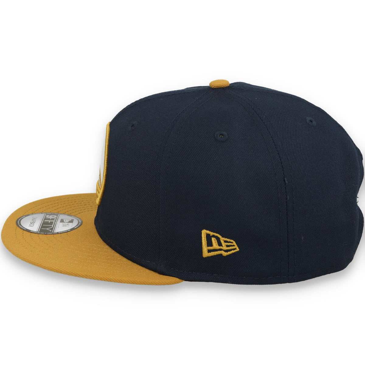 New Era Golden State Warriors Two-Tone Color Pack 9FIFTY Snapback Hat - Navy/Tan product image 4, provided for visual