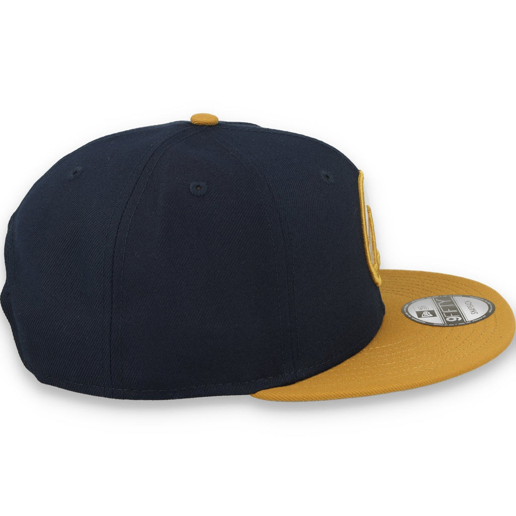 New Era Golden State Warriors Two-Tone Color Pack 9FIFTY Snapback Hat - Navy/Tan product image 5, provided for visual