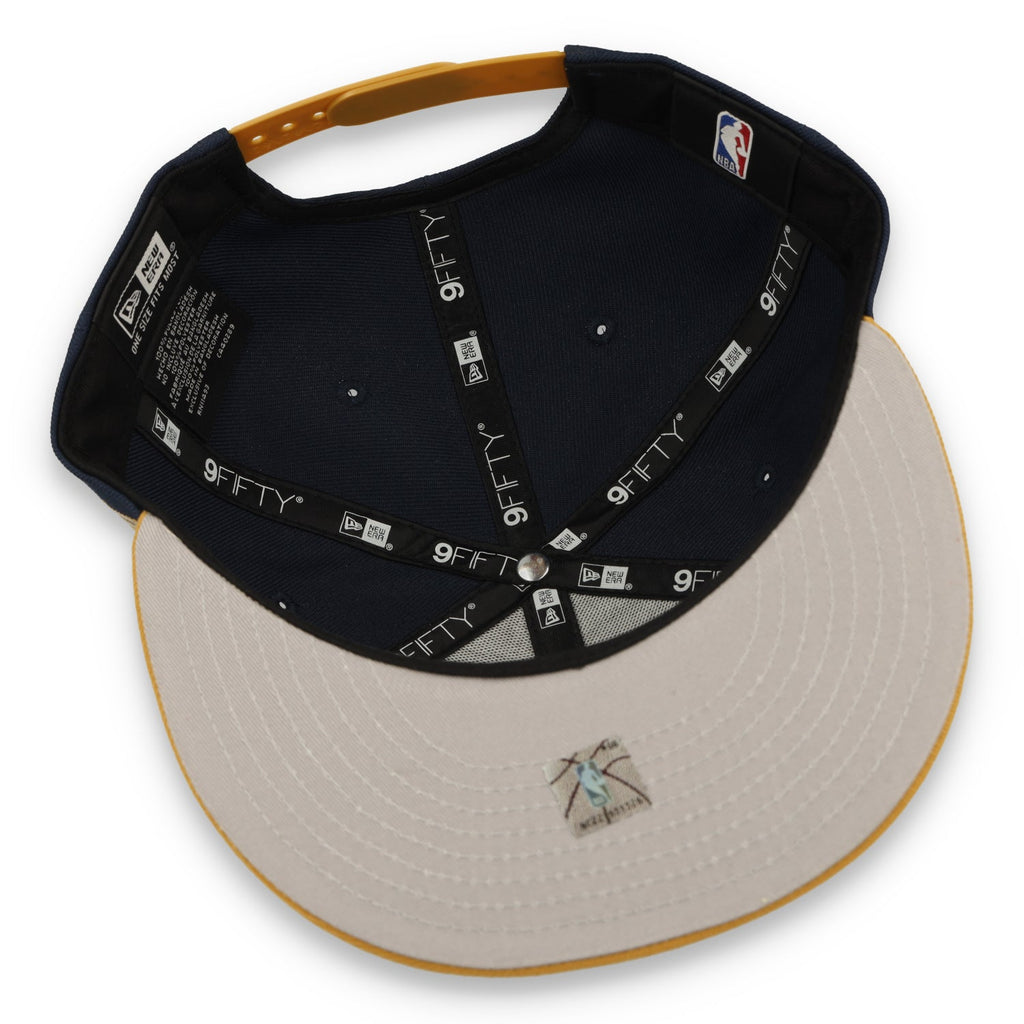 New Era Golden State Warriors Two-Tone Color Pack 9FIFTY Snapback Hat - Navy/Tan product image 7, provided for visual