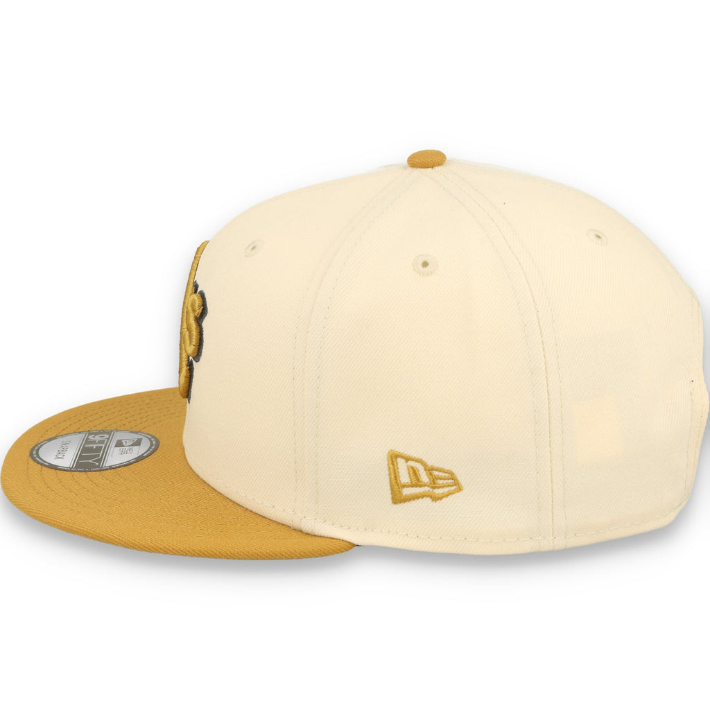 New Era Athletics 2-Tone 9FIFTY Snapback Hat-Beige/Bronze product image 4, provided for visual reference and product detail