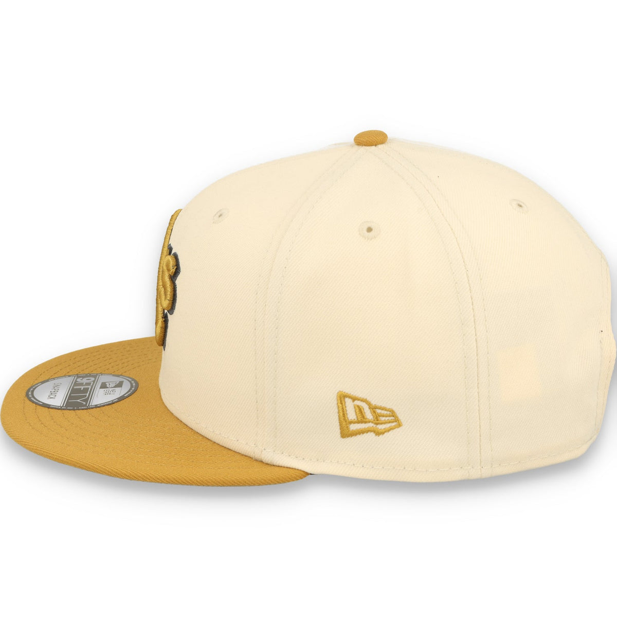 New Era Athletics 2-Tone 9FIFTY Snapback Hat-Beige/Bronze product image 4, provided for visual reference and product detail