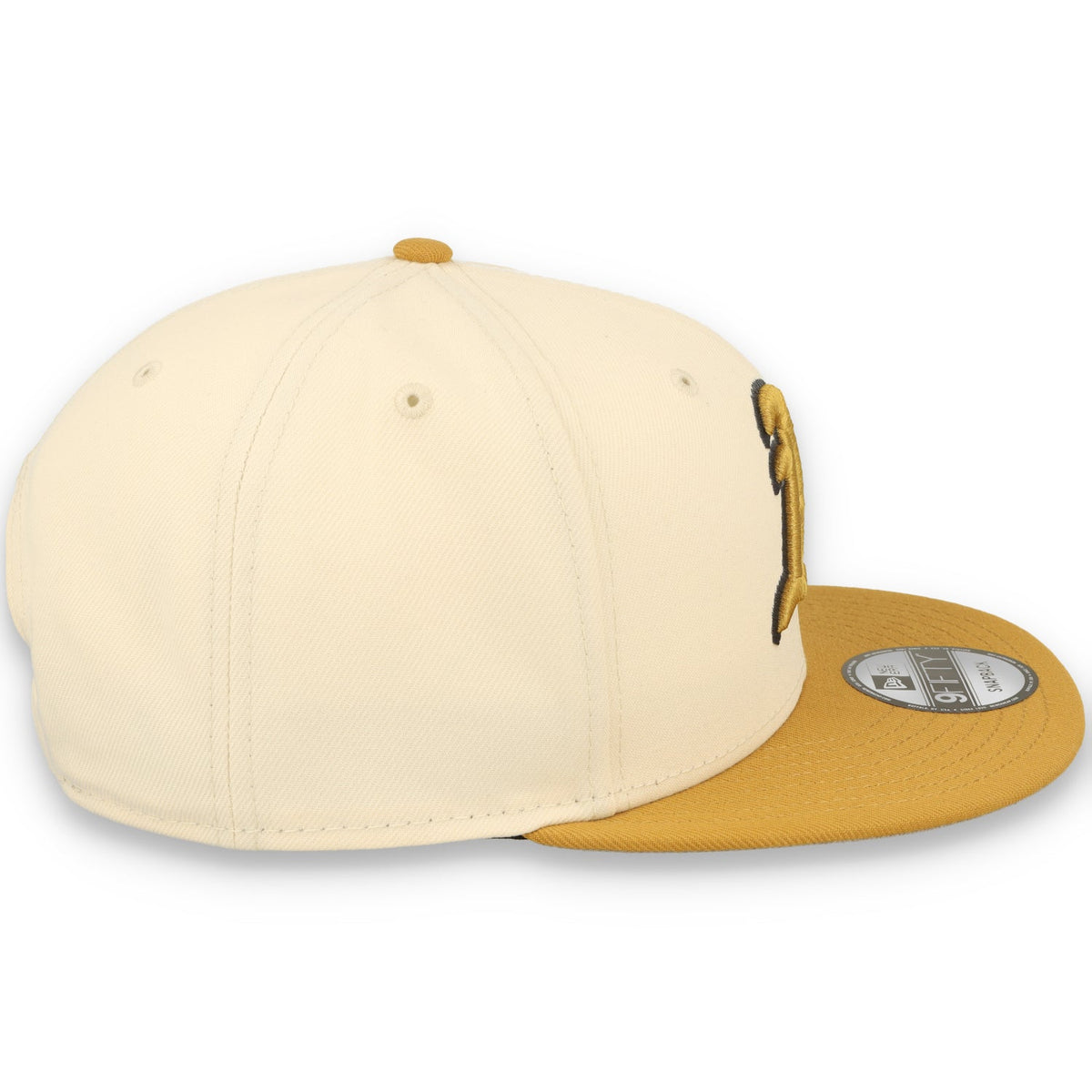 New Era Athletics 2-Tone 9FIFTY Snapback Hat-Beige/Bronze product image 5, provided for visual reference and product detail