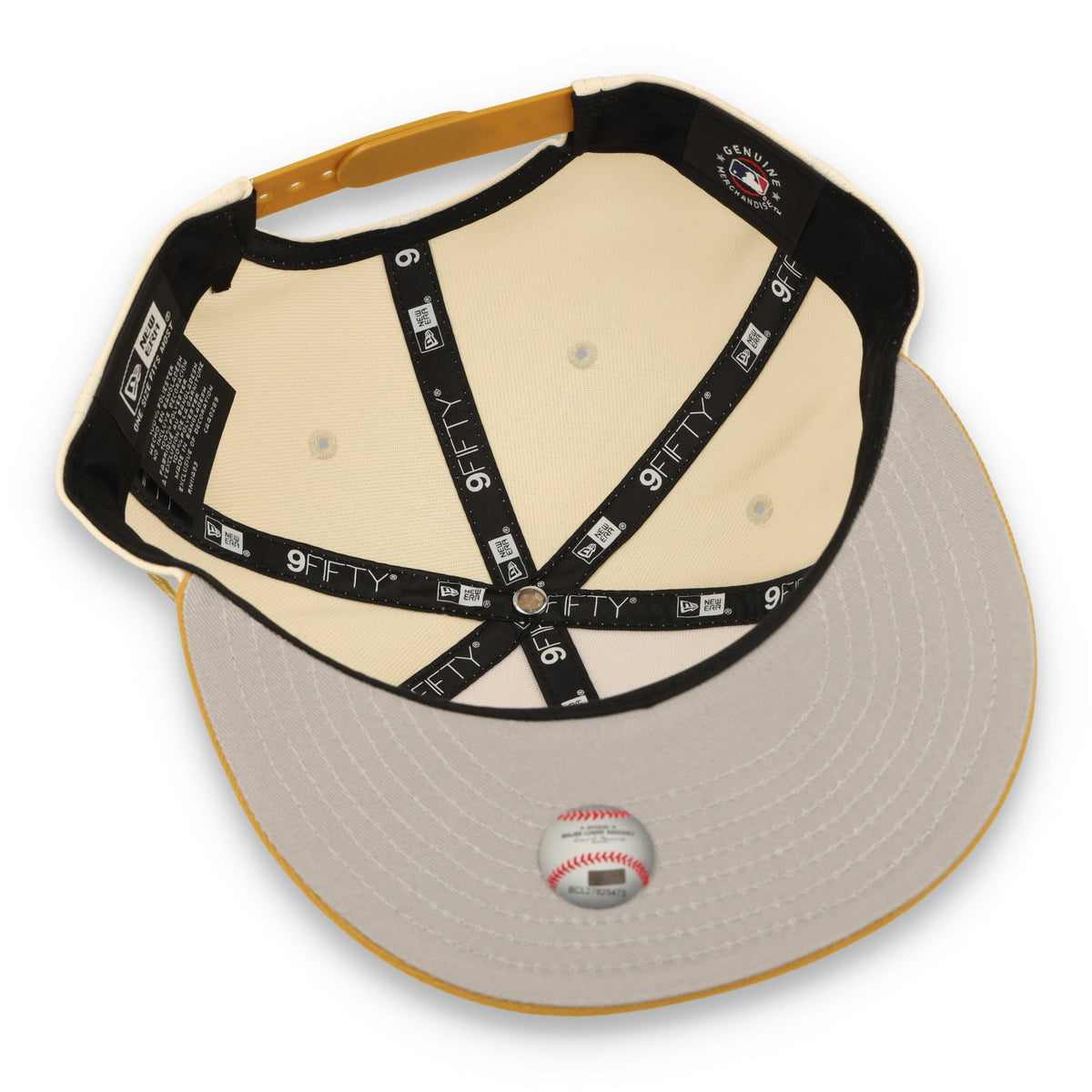 New Era Athletics 2-Tone 9FIFTY Snapback Hat-Beige/Bronze product image 7, provided for visual reference and product detail