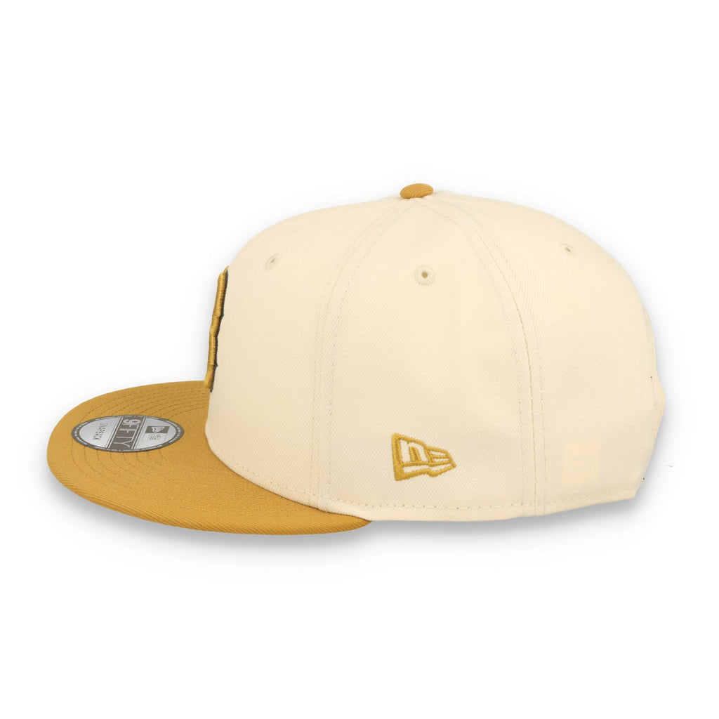 New Era Boston Red Sox 2-Tone 9FIFTY Snapback Hat-Beige /Bronze product image 3, provided for visual reference and product