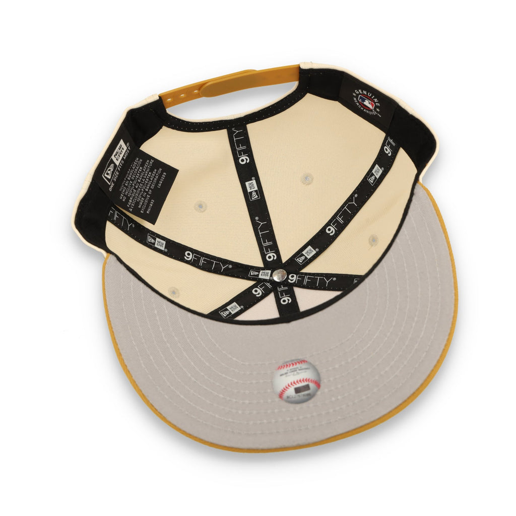 New Era Boston Red Sox 2-Tone 9FIFTY Snapback Hat-Beige /Bronze product image 5, provided for visual reference and product
