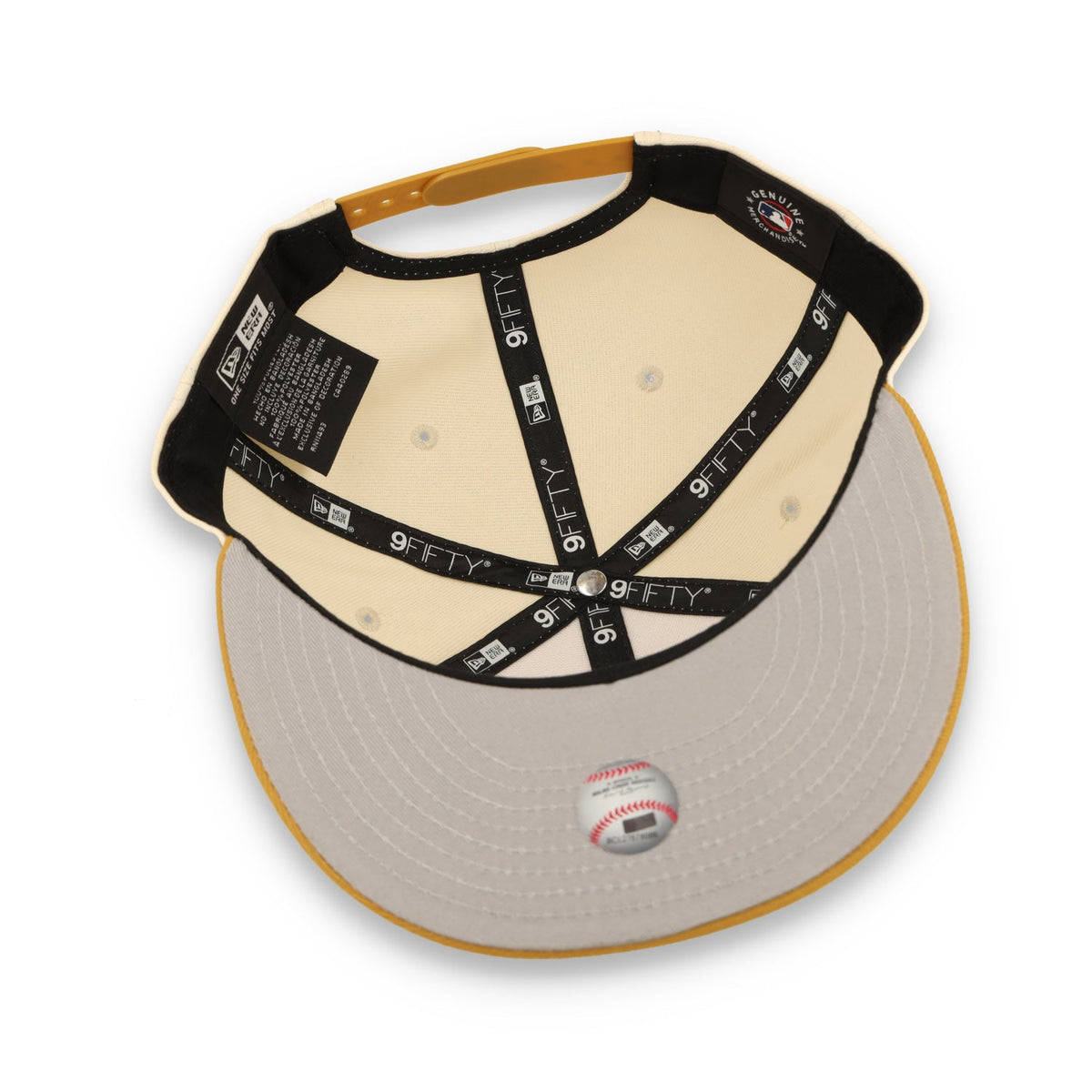 New Era Boston Red Sox 2-Tone 9FIFTY Snapback Hat-Beige /Bronze product image 5, provided for visual reference and product