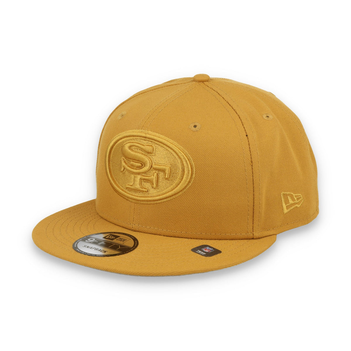 New Era San Francisco 49ers Color Pack 9FIFTY Snapback Hat -Tan product image 2, provided for visual reference and product