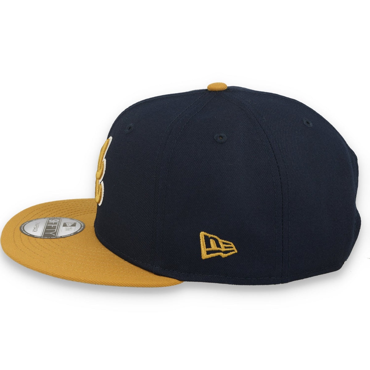 New Era Atlanta Braves 2-Tone 9FIFTY Snapback Hat-Royal /Bronze product image 4, provided for visual reference and product