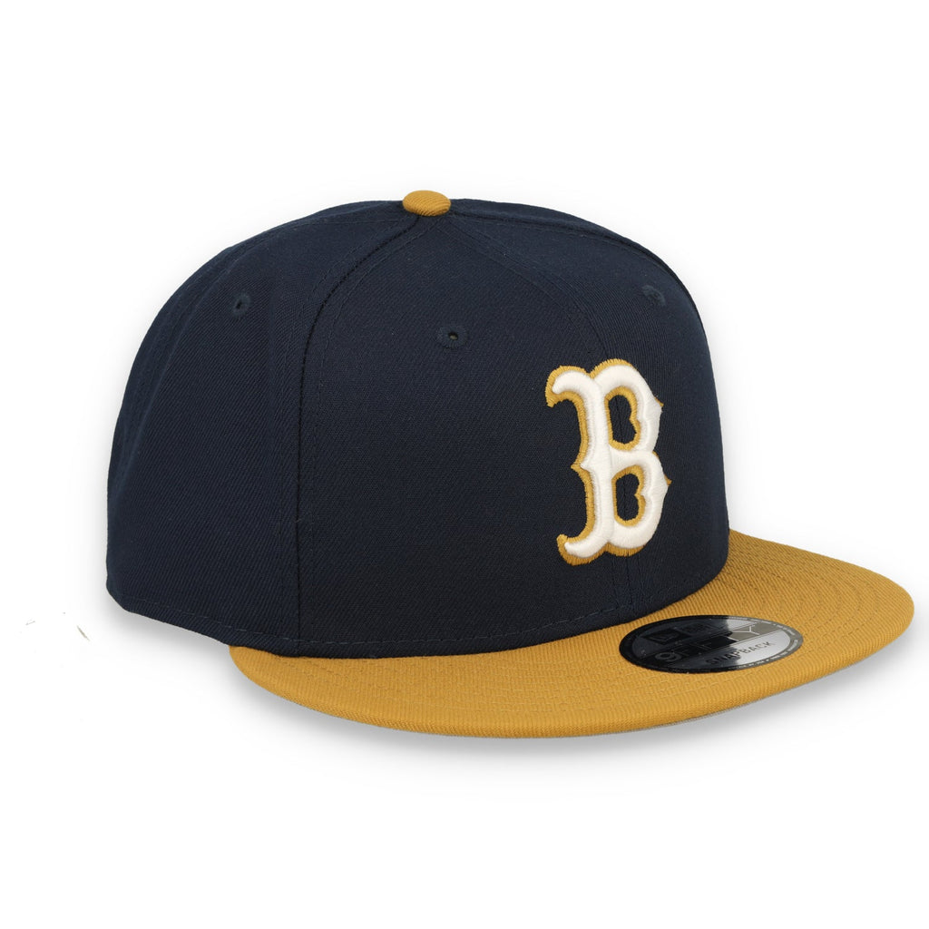New Era Boston Red Sox 2-Tone 9FIFTY Snapback Hat-Royal /Bronze product image 1, provided for visual reference and product