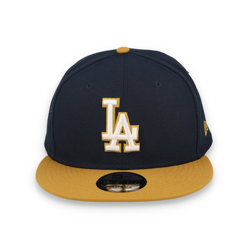 New Era Los Angeles Dodgers 2-Tone 9FIFTY Snapback Hat-Royal/Bronze product image 3, provided for visual reference and