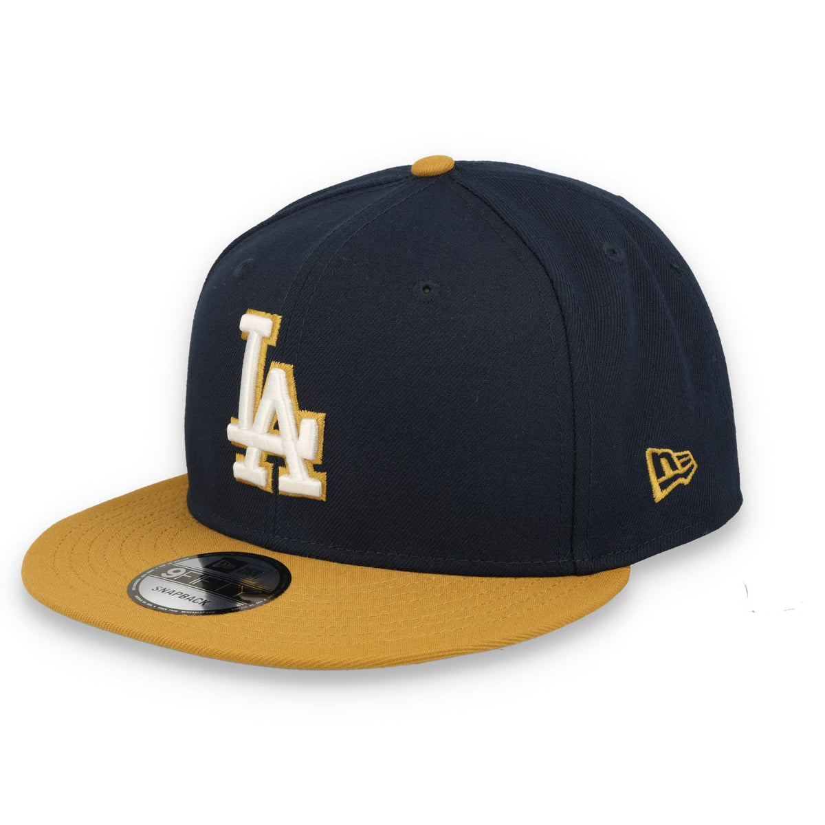 New Era Los Angeles Dodgers 2-Tone 9FIFTY Snapback Hat-Royal/Bronze product image 2, provided for visual reference and