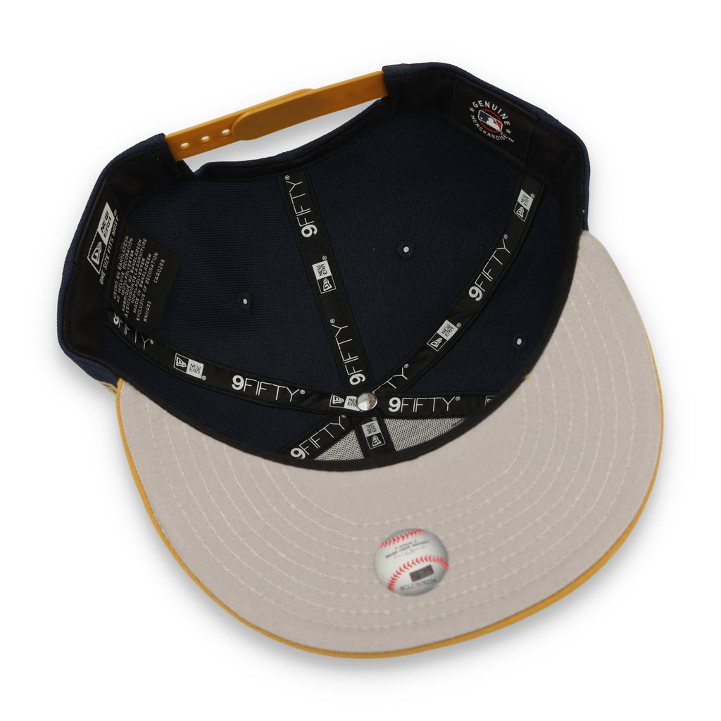 New Era San Francisco Giants 2-Tone 9FIFTY Snapback Hat-Royal/Bronze product image 7, provided for visual reference and