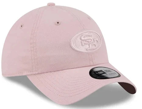 New Era San Francisco 49ers Pink Casual Classic Adjustable Hat product image 1, provided for visual reference and product