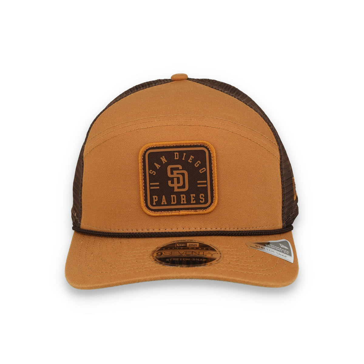 New Era San Diego Padres Injection Split Panel 9SEVENTY Trucker Stretch-Snap product image 3, provided for visual reference