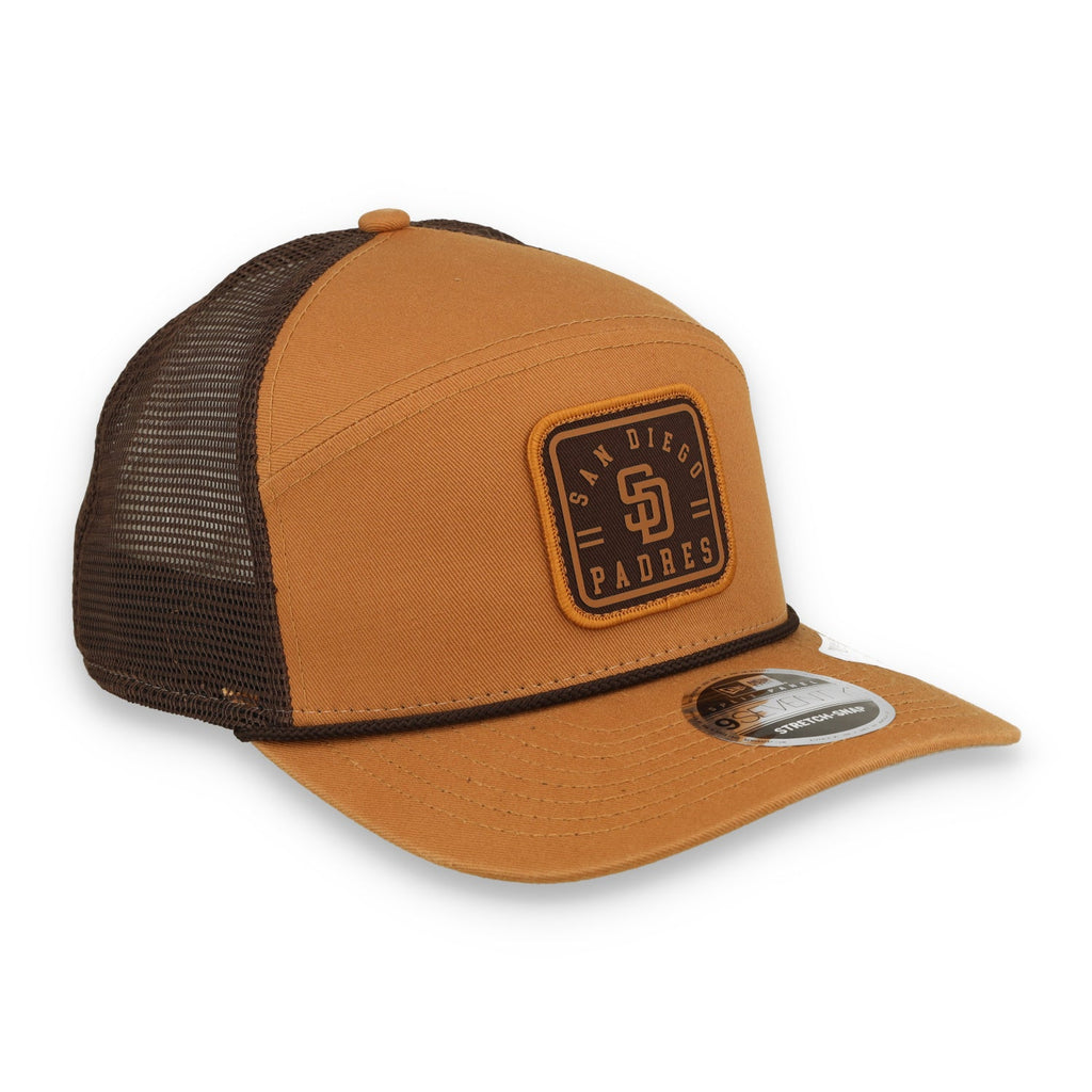 New Era San Diego Padres Injection Split Panel 9SEVENTY Trucker Stretch-Snap product image 2, provided for visual reference